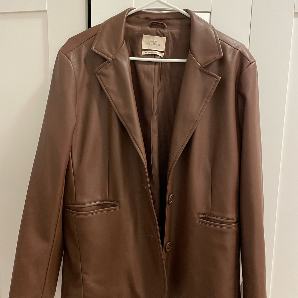 Brown Leather Women's Jacket